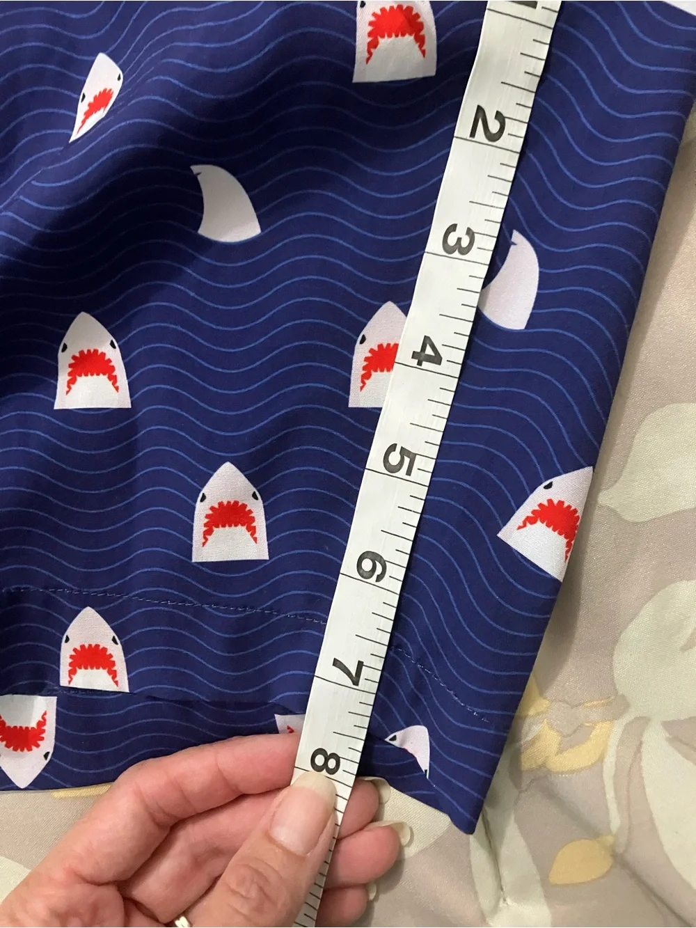 RSVLTS chomp shark week swim trunks size medium
